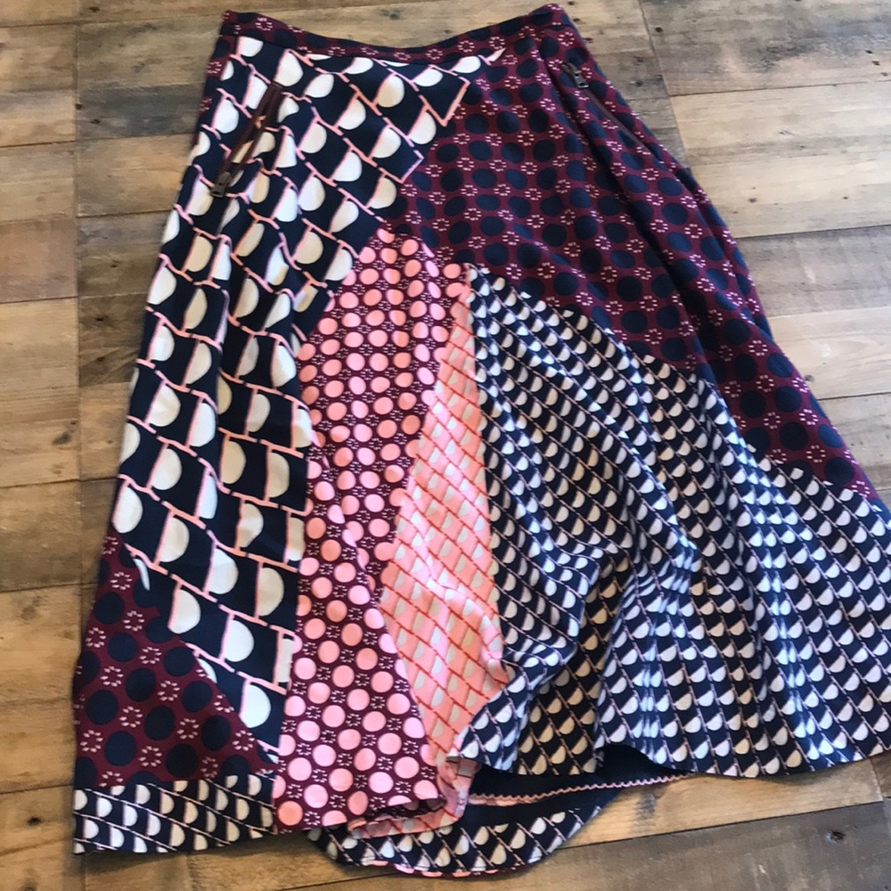 Long patterned skirt